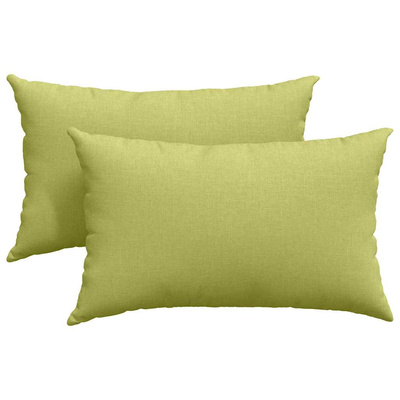 Poduszki na sofę 2 pcs Jasnozielony 50 x 30 cm tkanina