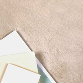 Dywan antypoślizgowy z sztucznego futra królika OLITE Poliester