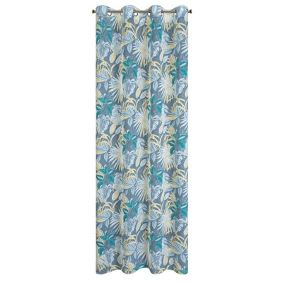 Zasłona Lena turkusowa 140x250