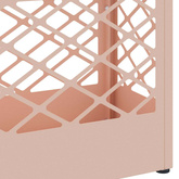 Stojak na Parasol Deszczowy różowy 28 x 12 x 41 cm Stal