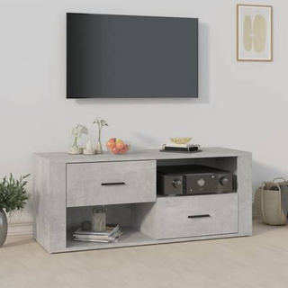 vidaXL Szafka pod TV, szarość betonu, 100x35x40 cm