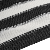 Siatka cieniująca, antracytowo-biała, 1,2x25 m, HDPE, 75 g/m?