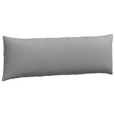 Poduszki na sofę 2 pcs Jasnoszary 120 x 40 cm tkanina