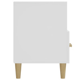 vidaXL Szafka pod TV, biała, wysoki połysk, 102x36x50 cm