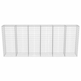 Ściana gabionowa z pokrywami, galwanizowana stal, 300x50x150 cm