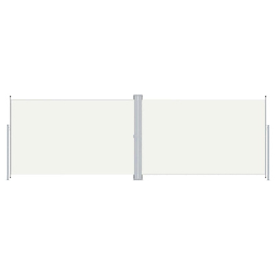 Zwijana markiza boczna, kremowa, 200 x 600 cm