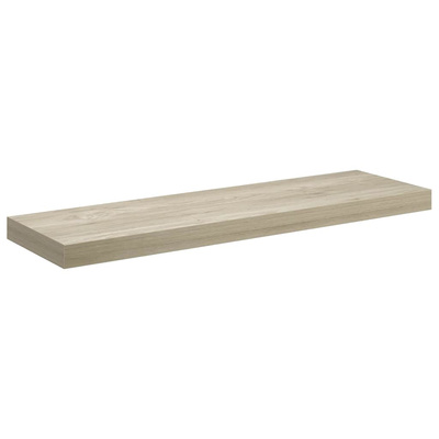 vidaXL Półki ścienne, 2 szt., kolor dębowy, 80 x 23,5 x 3,8 cm, MDF