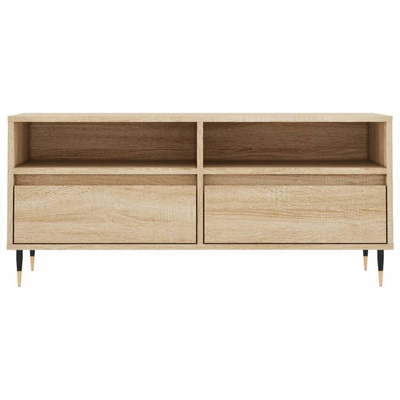 vidaXL Szafka pod TV, dąb sonoma, 100x34,5x44,5 cm