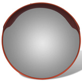 vidaXL Lustro drogowe, 45 cm, plastik, pomarańczowe