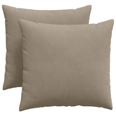 Poduszki na sofę 2 pcs Ciemnoszary 45 x 45 cm tkanina