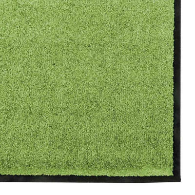 Dywanik wejściowy Zielony i Czarny 120 x 250 cm Poliamid i PVC