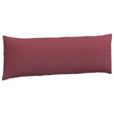 Poduszki na sofę 2 pcs Czerwone wino 120 x 40 cm tkanina