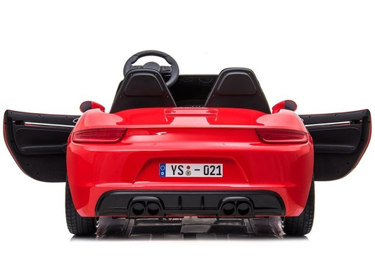 Auto na akumulator YSA021A Światła LED MP3 Czerwony Lakierowany