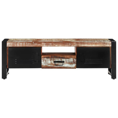 vidaXL Szafka pod TV, 120 x 30 x 40 cm, lite drewno odzyskane