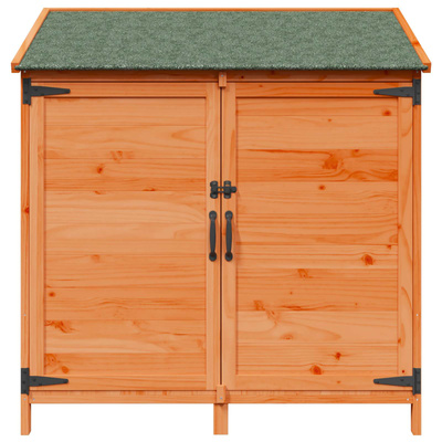 Shed ogrodowy brązowy 106,5 x 56 x 113,5 cm Drewno Świerkowe