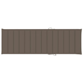 vidaXL Leżak z poduszką, lite drewno akacjowe