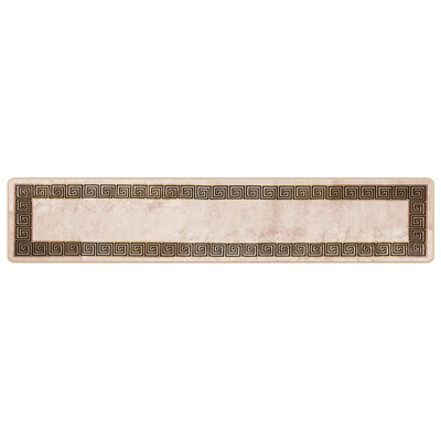 Chodnik dywanowy MARSA Czarny 50 x 250 cm Poliester i PVC
