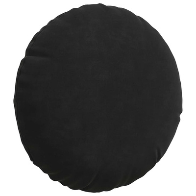 Poduszki na siedziska 2 pcs Czarny ?30 x 13 cm Aksamit