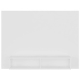 vidaXL Wisząca szafka pod TV, biała, 120x23,5x90 cm