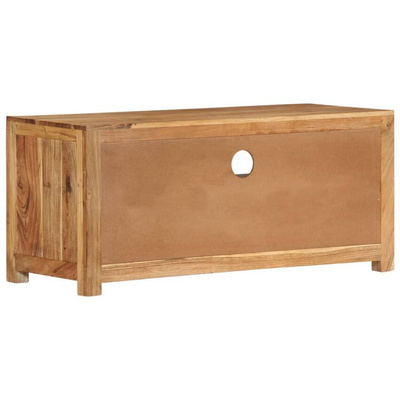 vidaXL Szafka pod TV, 88x35x40 cm, lite drewno akacjowe