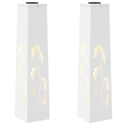 Słoneczna LED lampa na ścieżkę 2 pcs Biały