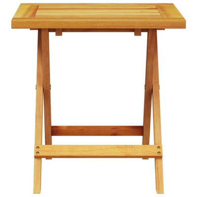 vidaXL Leżaki, 2 szt., ze stolikiem, lite drewno akacjowe