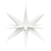 Ozdoby świetlne z LED, 3 szt., składane, białe, 57 cm