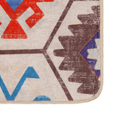 vidaXL Dywan z możliwością prania, kolorowy, 190x300cm, antypoślizgowy