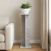 Stojak na rośliny Betonowy Szary 25 x 25,5 x 80,5 cm