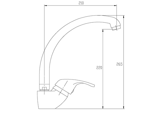 Bateria zlewozmywakowa Mitris chrom Invena model standard