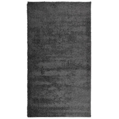vidaXL Dywan z długim włosiem PAMPLONA, antracytowy, 60x110 cm