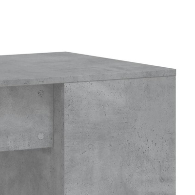 vidaXL Biurko, szarość betonu, 102x50x75 cm, materiał drewnopochodny