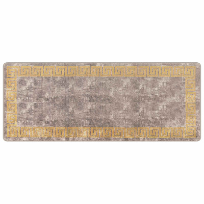 Chodnik dywanowy MARSA Szary 80 x 200 cm Poliester i PVC