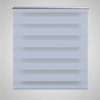 Roleta Zebra 140 x 175 cm Biała