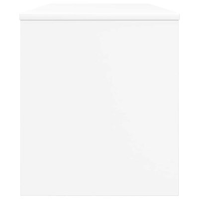 Szafka pod telewizor 100 x 35 x 40 cm Biały Drewno inżynieryjne