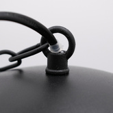 Lampa ogrodowa wisząca IMMA Black C E27 czarny łańcuch 1,1m IP44 EDO777383 EDO Solutions