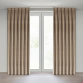 Zasłona Melanie ciemnobeżowa 80x270