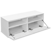 vidaXL Szafka pod TV, materiał drewnopochodny, 95x35x36 cm, biała