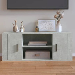 vidaXL Szafka pod TV, szarość betonu, 100x35x40 cm