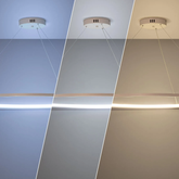 Lampa Wisząca okrągła 100cm LED 30W Ring 3 Bawry Świecenia Abruzzo Rondo
