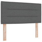 Łóżko z pojemnikiem i materacem LED ciemnoszary 80 x 200 cm