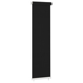 vidaXL Roleta zewnętrzna, 60x230 cm, czarna, HDPE