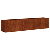 Doniczka Rusty 200x40x40 cm Stal nierdzewna