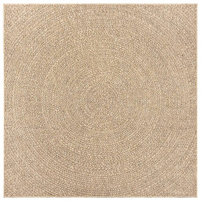 vidaXL Dywan ZIZUR, 200x200 cm, stylizowany na jutowy