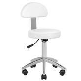 Fotel kosmetyczny elektryczny SILLON Lux 273b + taboret 304 biały 125907