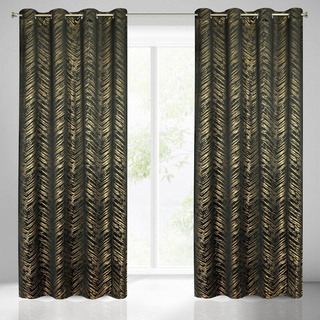 Zasłona Sara czarna 140x250