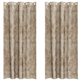 Zasłony z weluru 2 pcs szampański 245 x 140 cm Aksamit