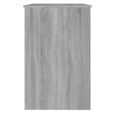 vidaXL Biurko, szary dąb sonoma, 100x50x76 cm, materiał drewnopochodny