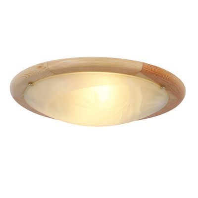 Lampa Sufitowa Candellux Bamboo 14-06653 Plafon Drewno Standard 2X60 W E27 Sosna