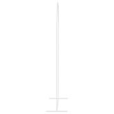 Łuk Ślubny Biały 100 x 39 x 200 cm Stal